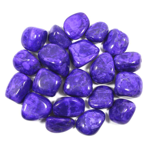 Purple Howlite Polished Tumblestone Healing Crystals