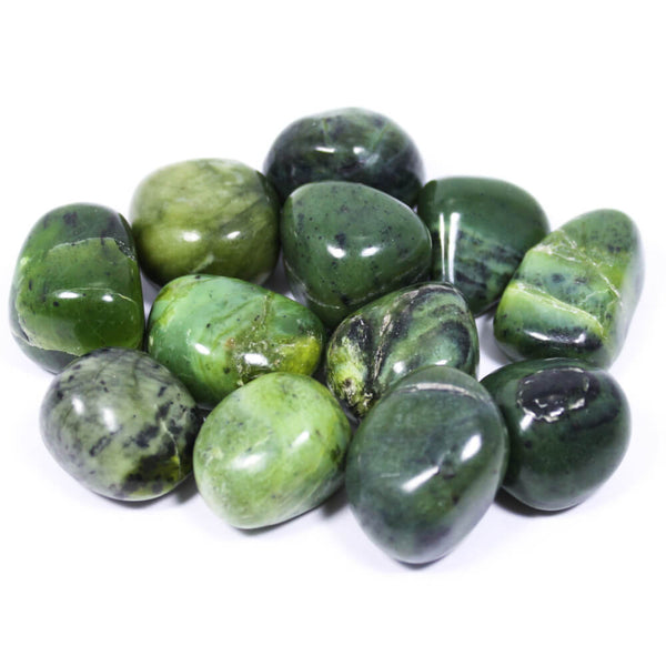 Nephrite Jade Polished Tumblestone Healing Crystals