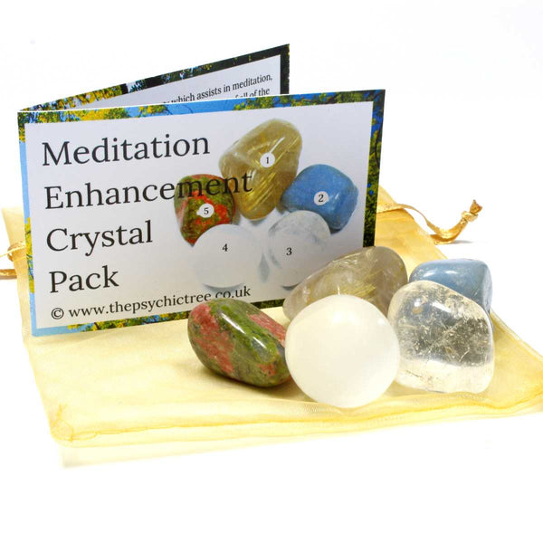 Meditation Enhancement Healing Crystal Pack