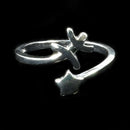 Pisces Zodiac Silver Ring